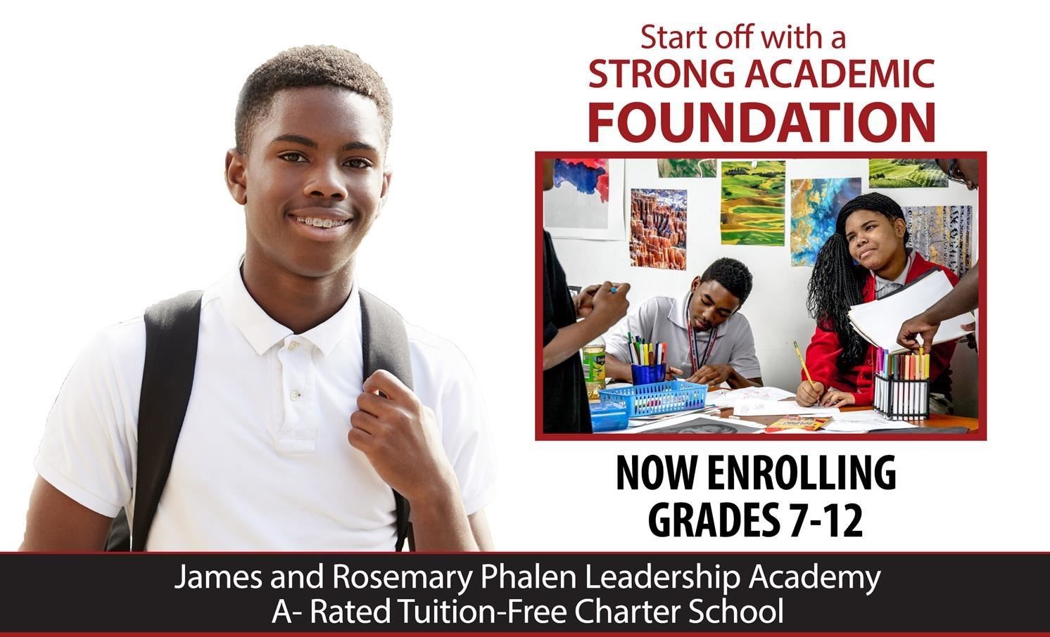 Enrollment at James and Rosemary Phalen Leadership Academy